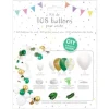Kit de 108 ballons pour arche avec accessoires - Tropical