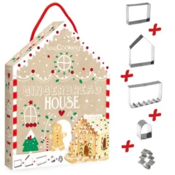 Kit de 5 découpoirs - Maison en pain d'épices