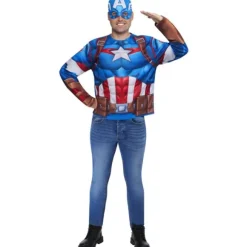 Kit de déguisement de Captain America pour homme - Avengers™ - Taille unique