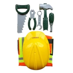 Kit de déguisement de Chef de Chantier pour enfant