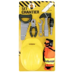 Kit de déguisement de Chef de Chantier pour enfant