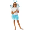Kit de déguisement de Papillon Turquoise pour fille