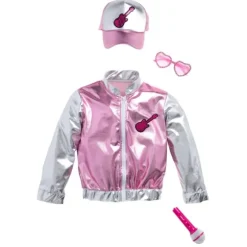 Kit de déguisement de Pop Star pour fille - Taille unique
