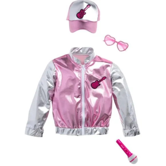Kit de déguisement de Pop Star pour fille - Taille unique