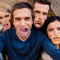 Kit de 10 fausses bouches humoristiques