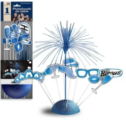Kit Photobooth de table avec socle et 8 Accessoires - Couleur au choix
