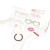 Kit photobooth Mariage / 12 pièces
