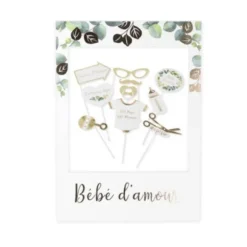 Kit Photobooth - 10 Pièces - Bébé d'Amour