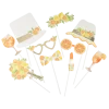 Kit Photobooth - 10 pièces - Collection Fizz Agrume