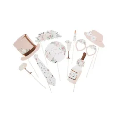 Kit Photobooth - 10 Pièces - Collection Peony