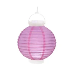 Lampion Lumineux 20 cm - Parme