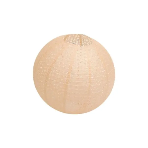 Lanterne en papier avec motifs de fleurs ajourés - 40 x 37,5 cm - Couleur au choix