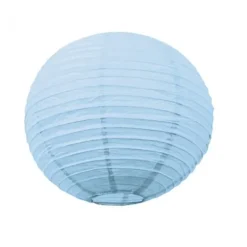 Lanterne Japonaise en Papier Bleu Ciel - 35 cm