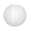 Lanterne Japonaise en Papier Blanche Effet Dentelle - 35 cm