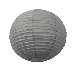 Lanterne Japonaise en Papier Grise - 50 cm