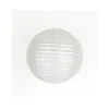 Lanterne Japonaise en Papier Argent - 35 cm
