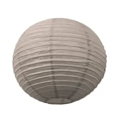 Lanterne Japonaise en Papier Taupe - 50 cm