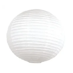 Lanterne Japonaise en Papier Blanche - 15 cm