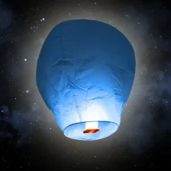 Lanterne volante "ballon" - Turquoise