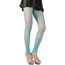 Legging Résille - Bleu Fluo