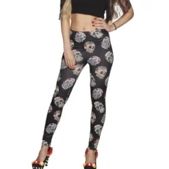 Leggings Adulte - Day of the Dead - Taille Unique