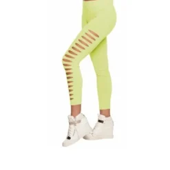 Leggings à Trou Vert - Taille Unique