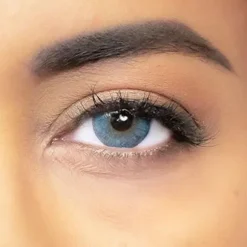 Lentilles " Blue Sea " - Bleu et Noir - (Sans Correction) - 3 Mois