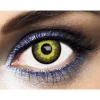 Lentilles Fantaisie " Eclipse " - Jaune - (Sans Correction) - 1 an