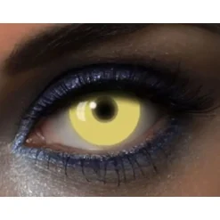 Lentilles Fantaisies - Jaune - "UV Yellow" - 1 Jour (Sans correction)