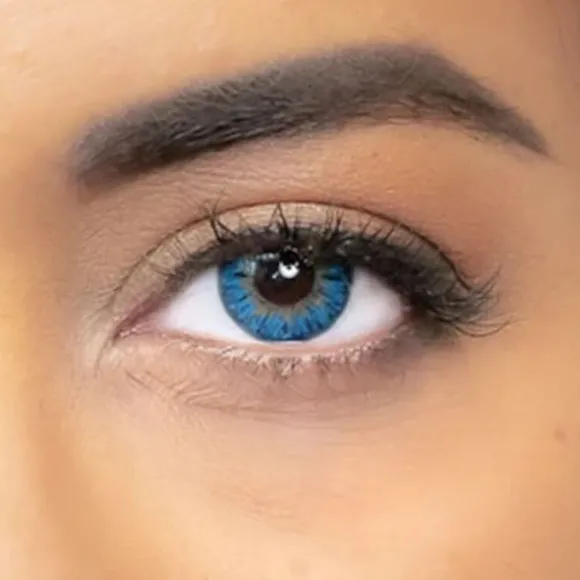 Lentilles "London" Aqua (sans correction)