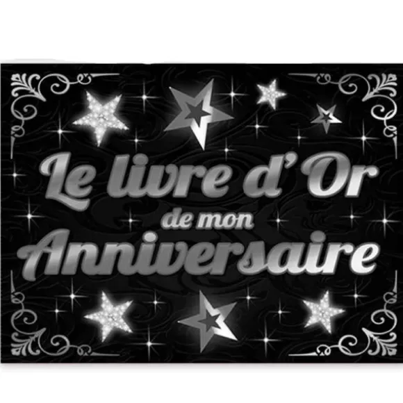 Livre d'Or - Anniversaire - Party Chic - Argent