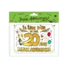 Livre d'Or - 20 Ans - Couleur Aléatoire