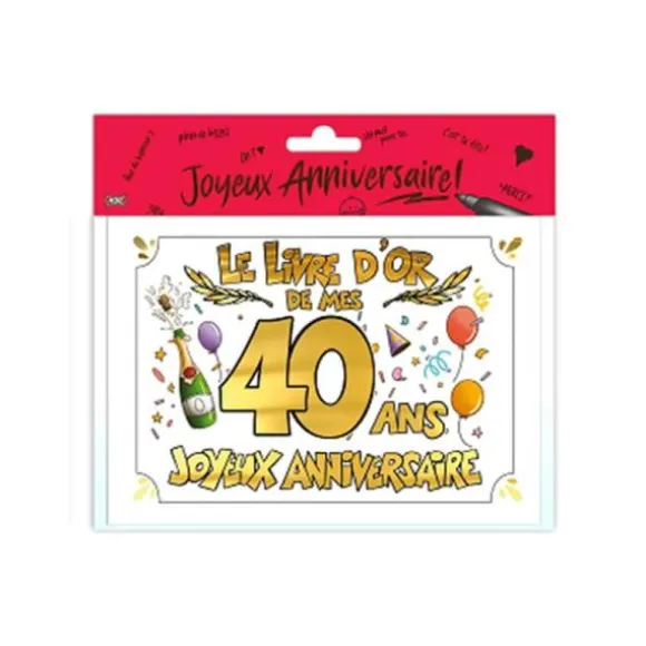 Livre d'Or - 40 Ans - Couleur Aléatoire