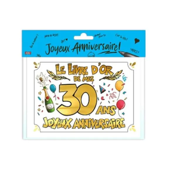 Livre d'Or - 30 Ans - Couleur Aléatoire
