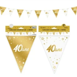 Livre d'Or Blanc, Noir & Or - Anniversaire - Age au Choix
