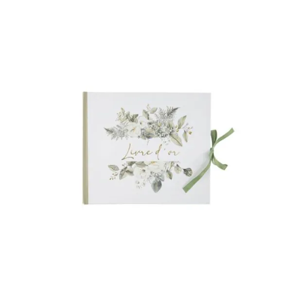 Livre d'or - Collection Botanique Vert et Or
