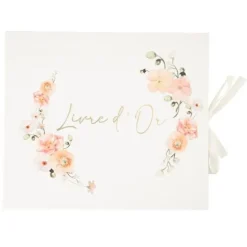 Livre d'or de 68 pages FSC® - 22 x 19 cm - Collection Peachy