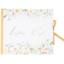 Livre d'or de 68 pages FSC® - 22 x 19 cm - Collection Daisy