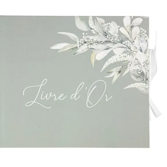 Livre d'or de 68 pages FSC® - 22 x 19,5 cm - Collection Greenery
