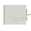 Livre d'or de 68 pages "Un Grand Merci" - 22 x 19 cm - Couleur au choix