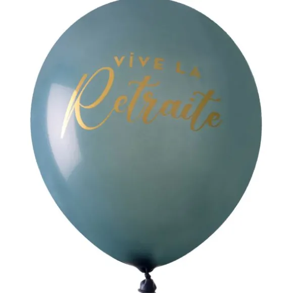 Livre d'or de 20 pages "Vive la Retraite" - 24 x 24 cm - Collection Retraite Dorée - Couleur au choix