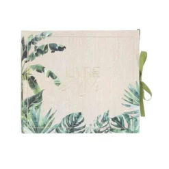 Livre d'or de 68 pages - 22 x 19 cm - Collection Coco Palm