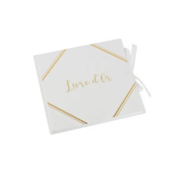 Livre D'Or - Dorure Embossée - Blanc