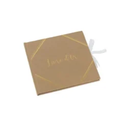 Livre d'Or - Dorure Embossée - Kraft