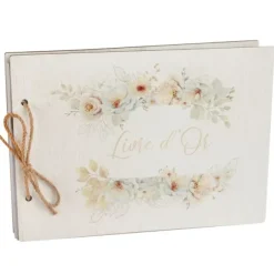 Livre d'or en bois - Collection Tendresse