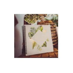 Livre d'Organisation de Mariage - 86 Pages - Tropical Or