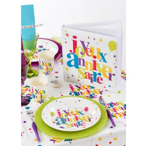 Livre d'Or "Joyeux Anniversaire" - Multicolore