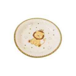 Lot de 6 assiettes - 18 cm - Lion