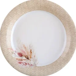 Lot de 10 assiettes - 22,5 cm - Romance Champêtre