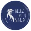 Lot de 8 assiettes en carton - Allez les Bleus